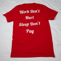 Work Dont Hurt V-neck T-shirt