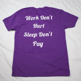 Work Dont Hurt V-neck T-shirt